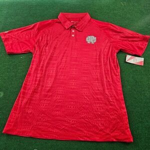 Red Performance Dry Excel Polo Shirt Large‎